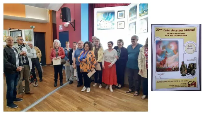 Remise du grand prix du salon 2024 pour l'ensemble de mes œuvres